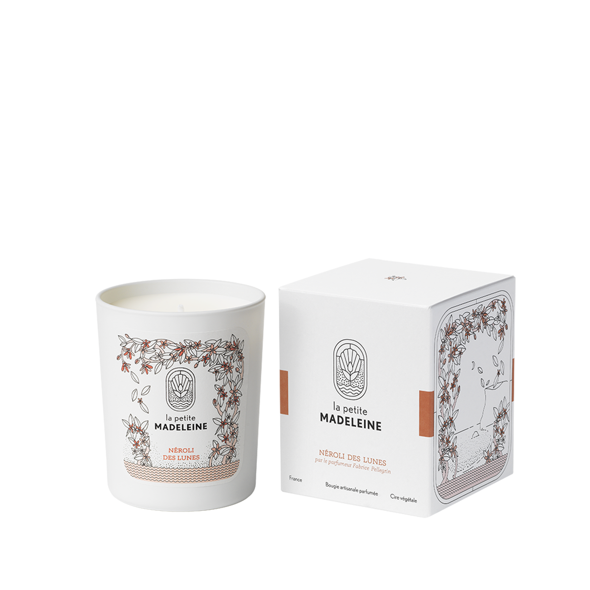 Image of Candle bougie Neroli des Lunes